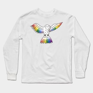 Gay Pride Owl Long Sleeve T-Shirt